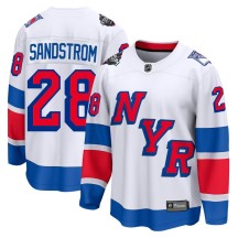 Tomas Sandstrom New York Rangers Fanatics Branded Men's Breakaway 2024 Stadium Series Jersey - White