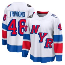 Bobby Trivigno New York Rangers Fanatics Branded Men's Breakaway 2024 Stadium Series Jersey - White