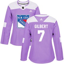 Rod Gilbert New York Rangers Adidas Women's Authentic Fights Cancer Practice Jersey - Purple
