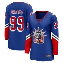 Wayne Gretzky New York Rangers Fanatics Branded Women's Breakaway Special Edition 2.0 Jersey - Royal