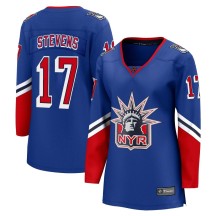 Kevin Stevens New York Rangers Fanatics Branded Women's Breakaway Special Edition 2.0 Jersey - Royal