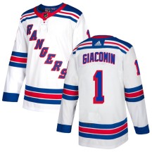 Eddie Giacomin New York Rangers Adidas Men's Authentic Jersey - White