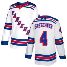Ron Greschner New York Rangers Adidas Men's Authentic Jersey - White