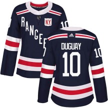 Ron Duguay New York Rangers Adidas Women's Authentic 2018 Winter Classic Home Jersey - Navy Blue