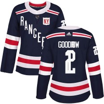 Barclay Goodrow New York Rangers Adidas Women's Authentic 2018 Winter Classic Home Jersey - Navy Blue
