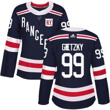 Wayne Gretzky New York Rangers Adidas Women's Authentic 2018 Winter Classic Home Jersey - Navy Blue