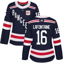 Pat Lafontaine New York Rangers Adidas Women's Authentic 2018 Winter Classic Home Jersey - Navy Blue