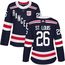 Martin St. Louis New York Rangers Adidas Women's Authentic 2018 Winter Classic Home Jersey - Navy Blue