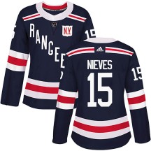 Boo Nieves New York Rangers Adidas Women's Authentic 2018 Winter Classic Home Jersey - Navy Blue