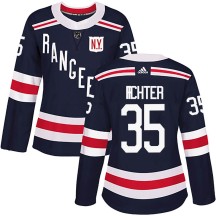 Mike Richter New York Rangers Adidas Women's Authentic 2018 Winter Classic Home Jersey - Navy Blue