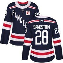 Tomas Sandstrom New York Rangers Adidas Women's Authentic 2018 Winter Classic Home Jersey - Navy Blue