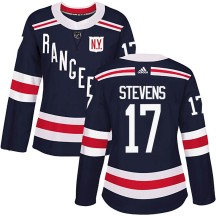 Kevin Stevens New York Rangers Adidas Women's Authentic 2018 Winter Classic Home Jersey - Navy Blue