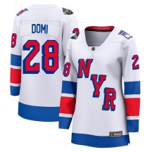 Tie Domi New York Rangers Fanatics Branded Women's Breakaway 2024 Stadium Series Jersey - White