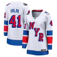 Jaroslav Halak New York Rangers Fanatics Branded Women's Breakaway 2024 Stadium Series Jersey - White