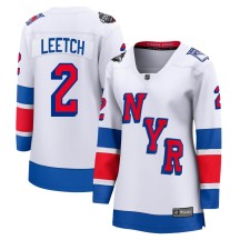 Brian Leetch New York Rangers Fanatics Branded Women's Breakaway 2024 Stadium Series Jersey - White
