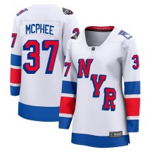 George Mcphee New York Rangers Fanatics Branded Women's Breakaway 2024 Stadium Series Jersey - White