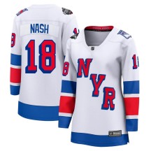Riley Nash New York Rangers Fanatics Branded Women's Breakaway 2024 Stadium Series Jersey - White