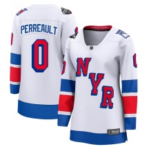 Gabriel Perreault New York Rangers Fanatics Branded Women's Breakaway 2024 Stadium Series Jersey - White