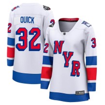 Jonathan Quick New York Rangers Fanatics Branded Women's Breakaway 2024 Stadium Series Jersey - White