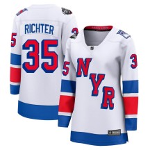 Mike Richter New York Rangers Fanatics Branded Women's Breakaway 2024 Stadium Series Jersey - White