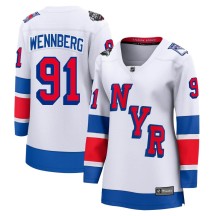 Alex Wennberg New York Rangers Fanatics Branded Women's Breakaway 2024 Stadium Series Jersey - White