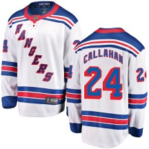 Ryan Callahan New York Rangers Fanatics Branded Youth Breakaway Away Jersey - White