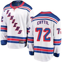 Filip Chytil New York Rangers Fanatics Branded Youth Breakaway Away Jersey - White