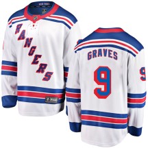 Adam Graves New York Rangers Fanatics Branded Youth Breakaway Away Jersey - White