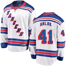 Jaroslav Halak New York Rangers Fanatics Branded Youth Breakaway Away Jersey - White