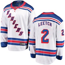 Brian Leetch New York Rangers Fanatics Branded Youth Breakaway Away Jersey - White