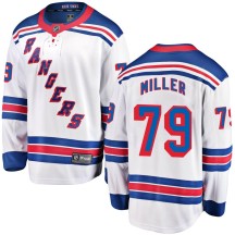 K'Andre Miller New York Rangers Fanatics Branded Youth Breakaway Away Jersey - White