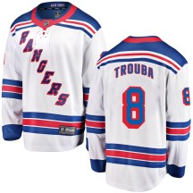 Jacob Trouba New York Rangers Fanatics Branded Youth Breakaway Away Jersey - White