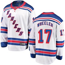 Blake Wheeler New York Rangers Fanatics Branded Youth Breakaway Away Jersey - White