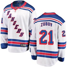 Sergei Zubov New York Rangers Fanatics Branded Youth Breakaway Away Jersey - White