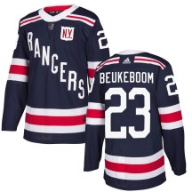 Jeff Beukeboom New York Rangers Adidas Youth Authentic 2018 Winter Classic Home Jersey - Navy Blue