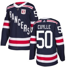 Will Cuylle New York Rangers Adidas Youth Authentic 2018 Winter Classic Home Jersey - Navy Blue