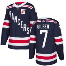 Rod Gilbert New York Rangers Adidas Youth Authentic 2018 Winter Classic Home Jersey - Navy Blue