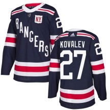 Alex Kovalev New York Rangers Adidas Youth Authentic 2018 Winter Classic Home Jersey - Navy Blue