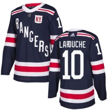 Pierre Larouche New York Rangers Adidas Youth Authentic 2018 Winter Classic Home Jersey - Navy Blue