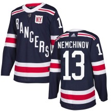 Sergei Nemchinov New York Rangers Adidas Youth Authentic 2018 Winter Classic Home Jersey - Navy Blue