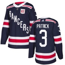 James Patrick New York Rangers Adidas Youth Authentic 2018 Winter Classic Home Jersey - Navy Blue