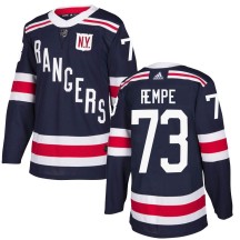 Matt Rempe New York Rangers Adidas Youth Authentic 2018 Winter Classic Home Jersey - Navy Blue