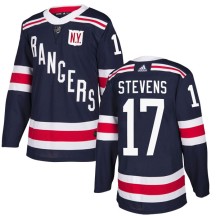 Kevin Stevens New York Rangers Adidas Youth Authentic 2018 Winter Classic Home Jersey - Navy Blue