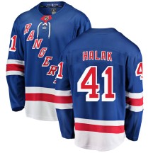 Jaroslav Halak New York Rangers Fanatics Branded Youth Breakaway Home Jersey - Blue