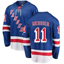 Mark Messier New York Rangers Fanatics Branded Youth Breakaway Home Jersey - Blue